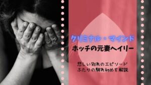 クリミナルマインド ホッチ 妻 ヘイリー